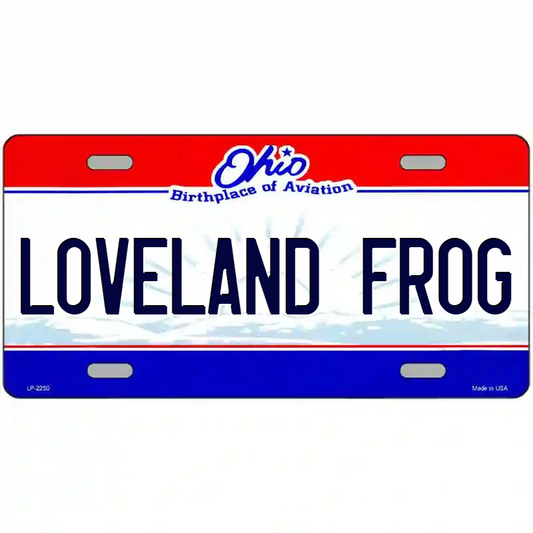 Loveland Frog Ohio Metal Sign
