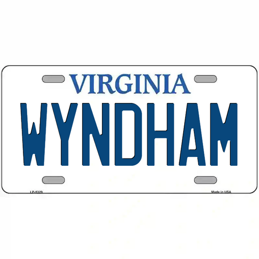 Wyndham Virginia Metal Sign