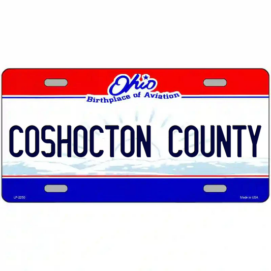Coshacton County Ohio Metal Sign