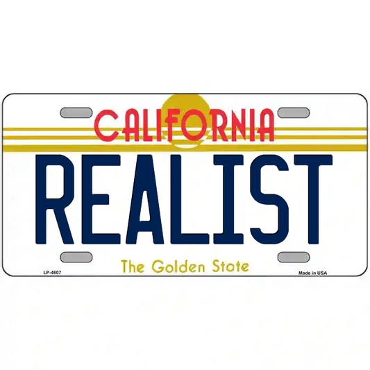 Realist California Metal Sign