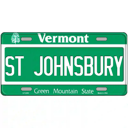 St Johnsbury Vermont Metal Sign
