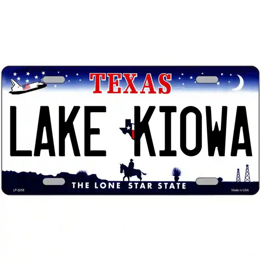 Lake Kiowa Texas Metal Sign