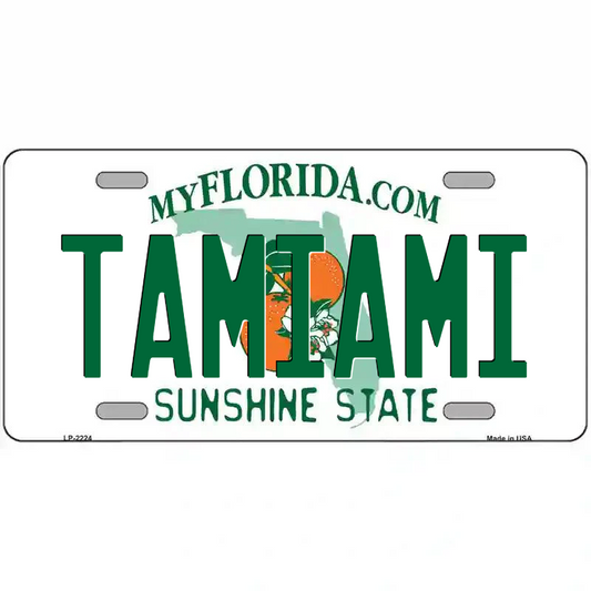 Tamiami Flordia Metal Sign