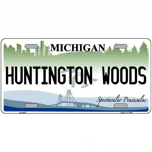 Huntington Woods Metal Sign