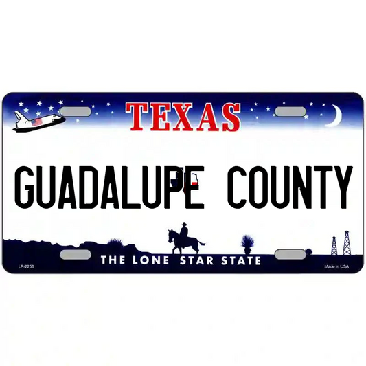Guadalupe County Texas Metal Sign