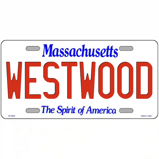 Westwood Massachusetts Metal Sign