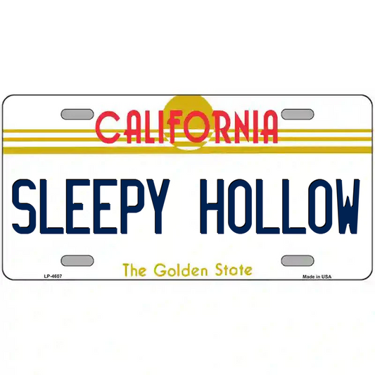 Sleepy Hollow California Metal Sign
