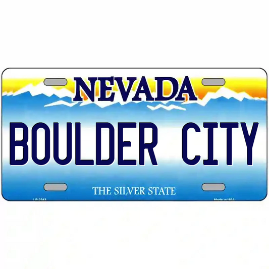 Boulder City Nevada Metal Sign