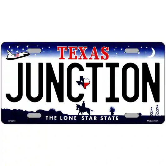 Junction Texas Metal Sign