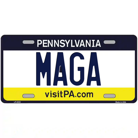 MAGA Pennsylvania Metal Sign