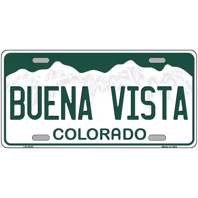 Buena Vista Colorado Metal Sign