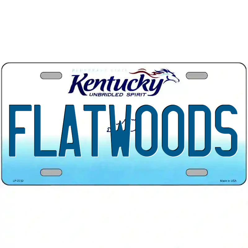 Flatwoods Kentucky Metal Sign