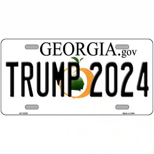 Trump 2024 Georgia Metal Sign