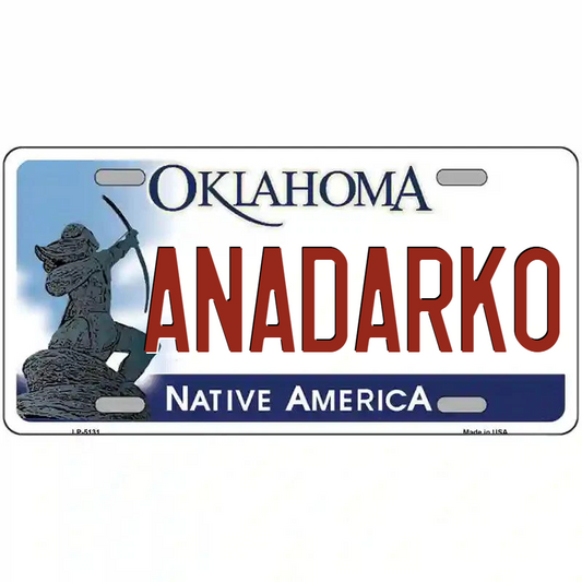 Andarko Oklahoma Metal Sign
