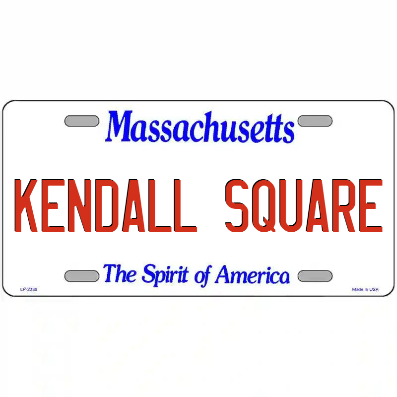 Kendall Square Massachusetts Metal Sign