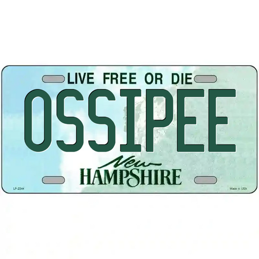 Ossipee New Hampshire Metal Sign