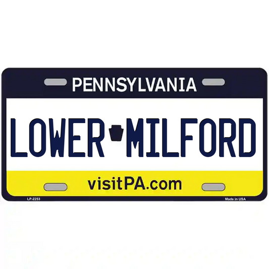 Lower Milford Pennsylvania Metal Sign
