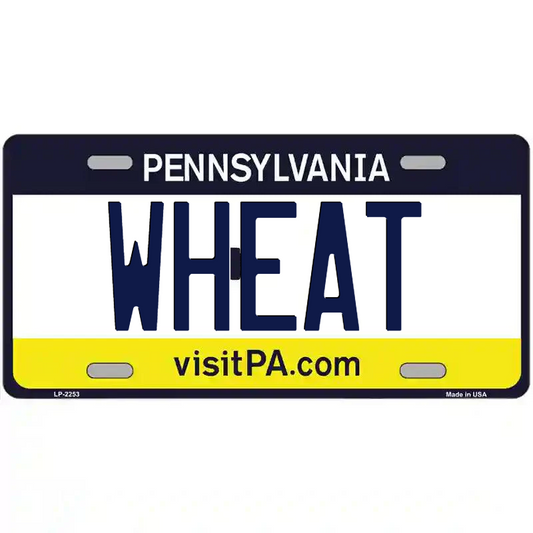 Wheat Pennsylvania Metal Sign