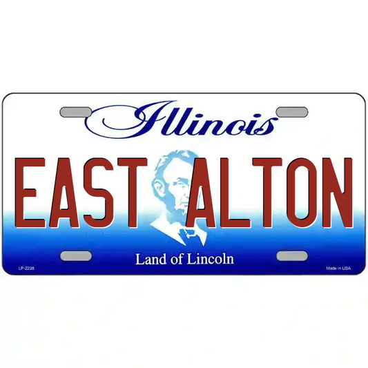 East Alton Illinois Metal Sign