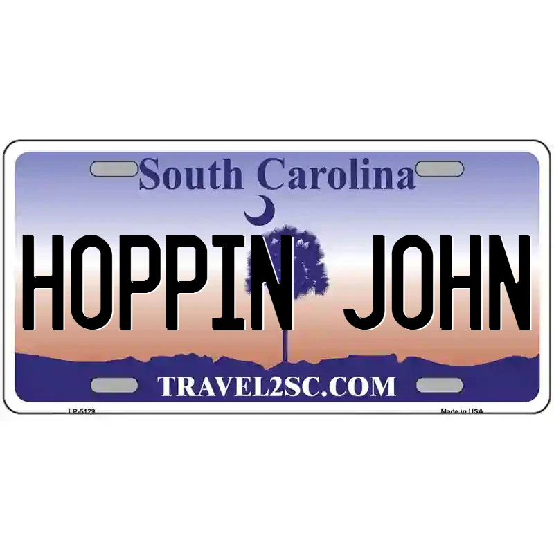 Hoppin' John South Carolina Metal Sign