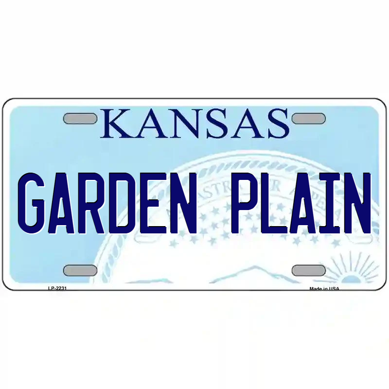 Garden Plain Kansas Metal Sign