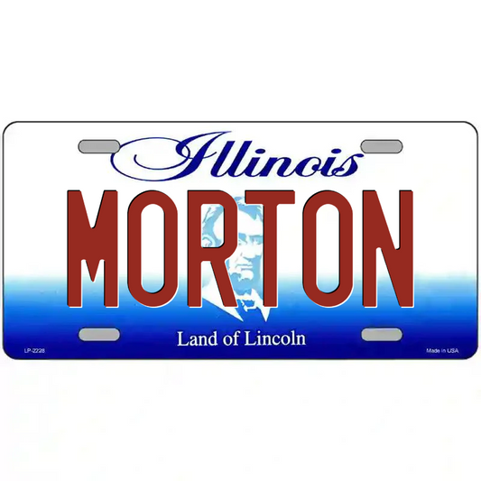 Morton Illinois Metal Sign