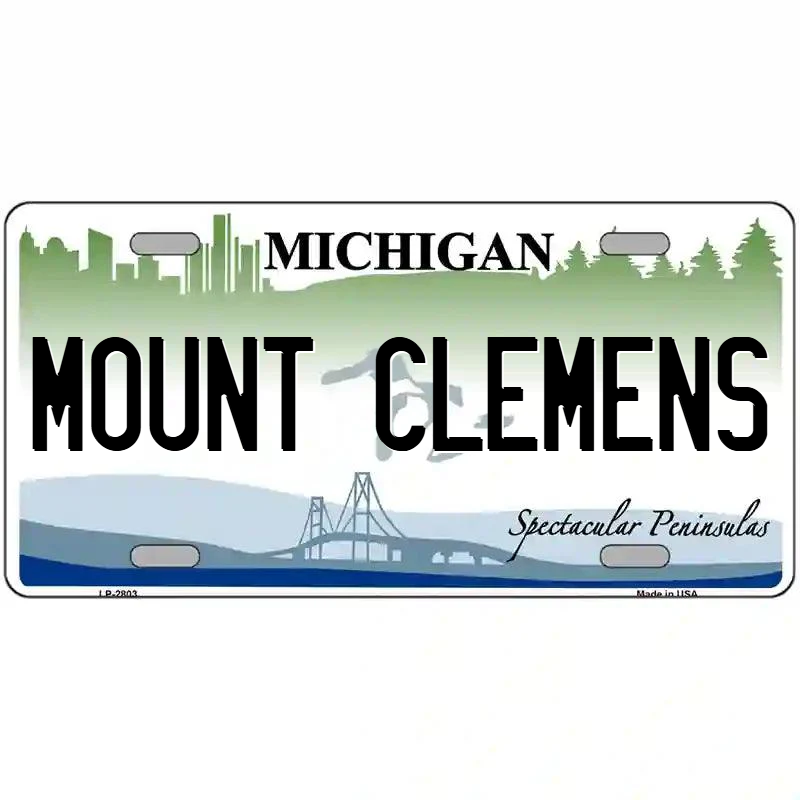 Mount Clemens Michigan Metal Sign
