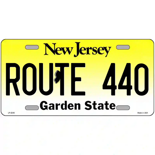Route 440 New Jersey Metal Sign