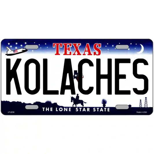 Kolaches Texas Metal Sign
