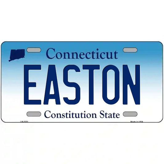 Easton Connecticut Metal Sign
