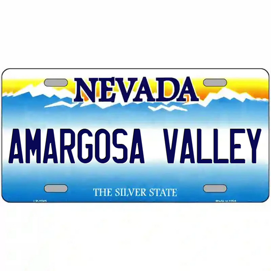 Amargosa Valley Nevada Metal Sign