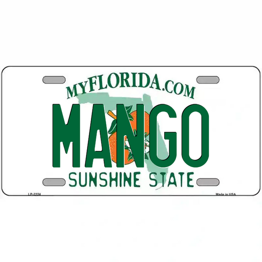Mango Florida Metal Sign