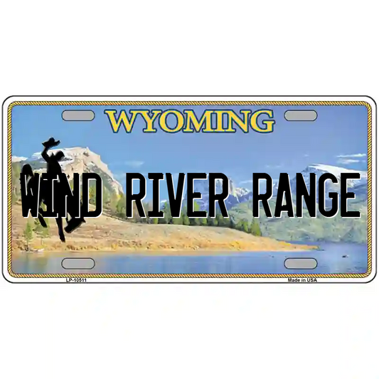 Wind Range Range Wyoming Metal Sign