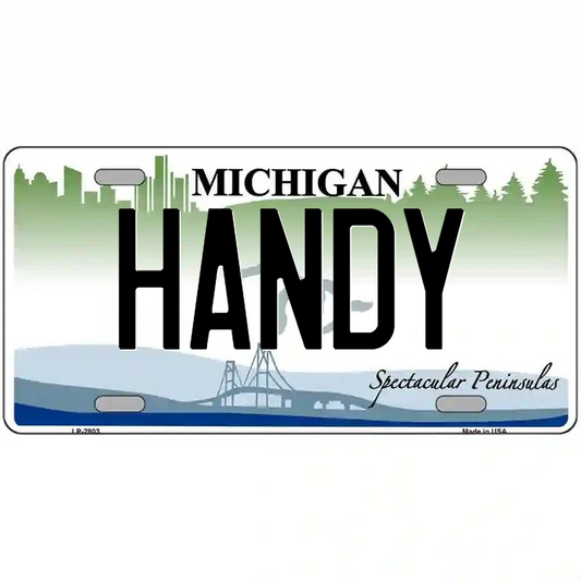 Handy Michigan Metal Sign