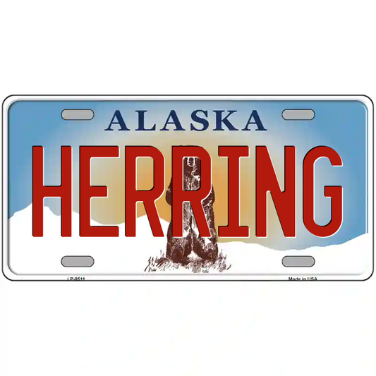 Herring Alaska Metal Sign