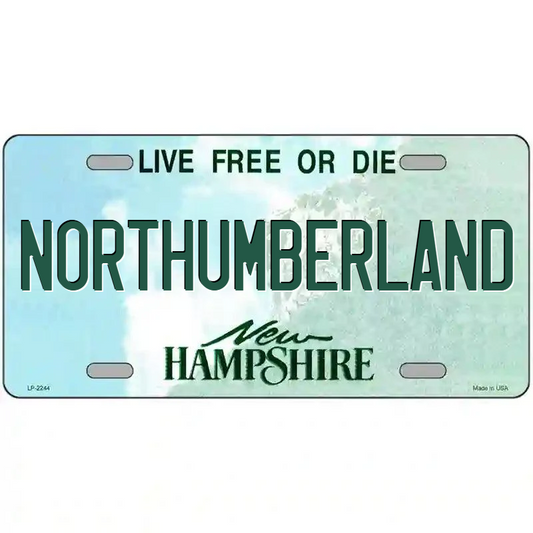 Northumberland New Hampshire Metal Sign