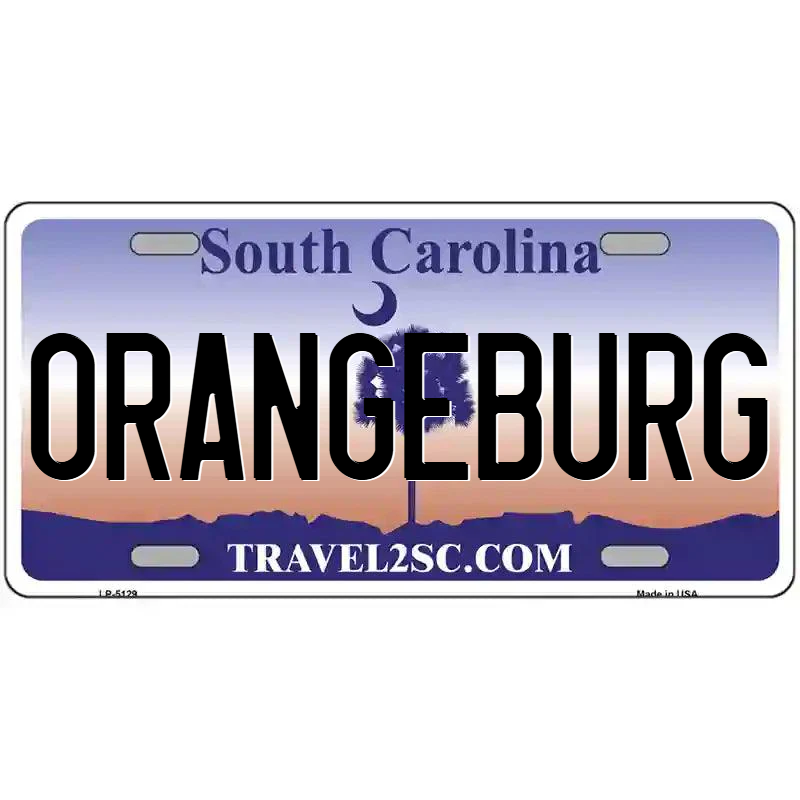 Orangeburg South Carolina Metal Sign