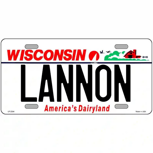 Lannon Wisconsin Metal Sign