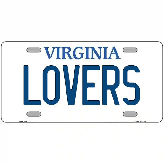Lovers Virginia Metal Sign