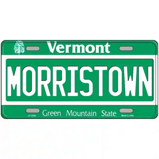 Morristown Vermont Metal Sign