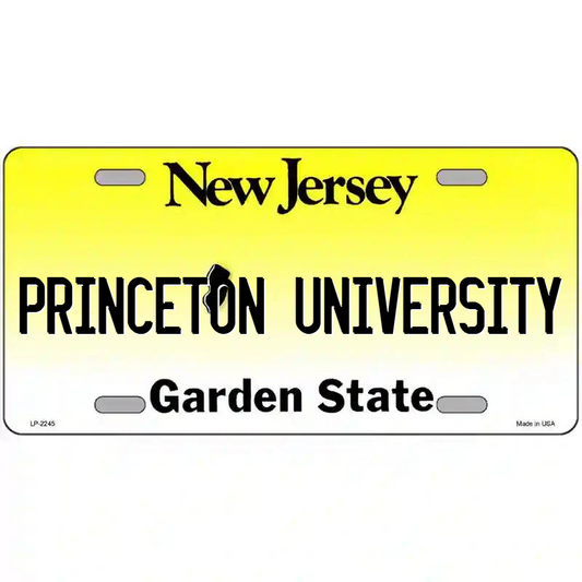 Princeton University New Jersey Metal Sign