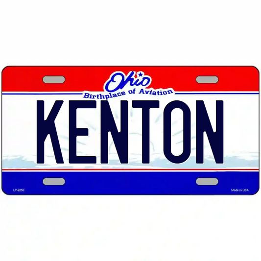 Kenton Ohio Metal Sign