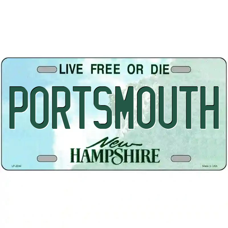 Portsmouth New Hampshire Metal Sign