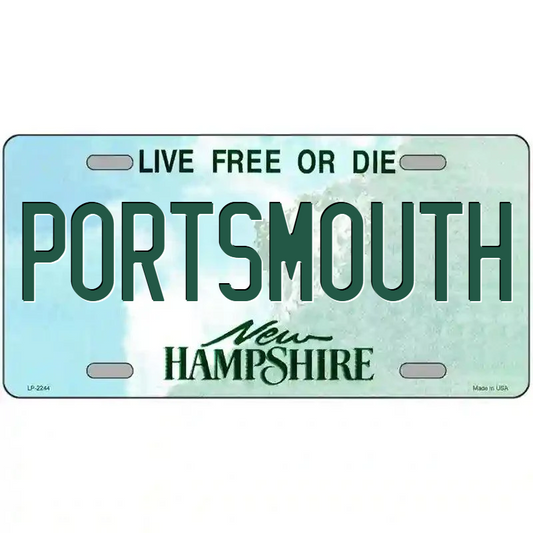 Portsmouth New Hampshire Metal Sign