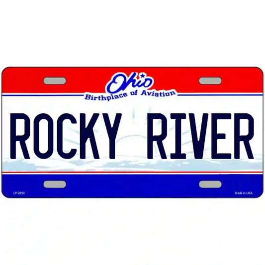 Rocky River Ohio Metal Sign