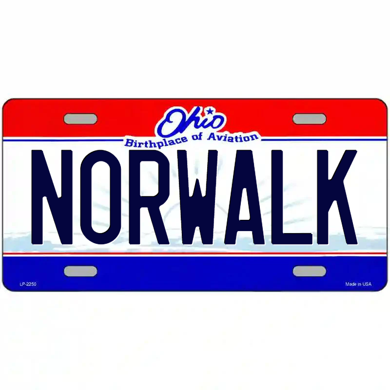 Norwalk Ohio Metal Sign