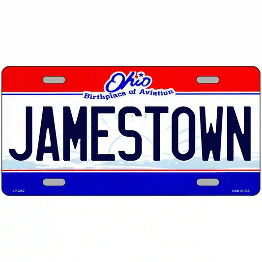Jamestown Ohio Metal Sign