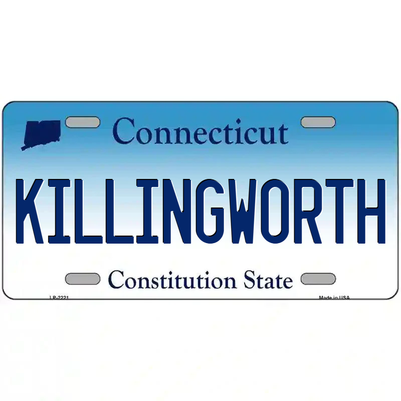 Killingworth Connecticut Metal Sign