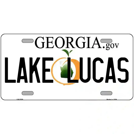 Lake Lucas Georgia Metal Sign