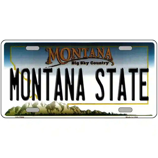 Montana State Montana Metal Sign